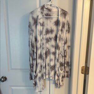 Torrid Tie- Dye Open Front Cardigan